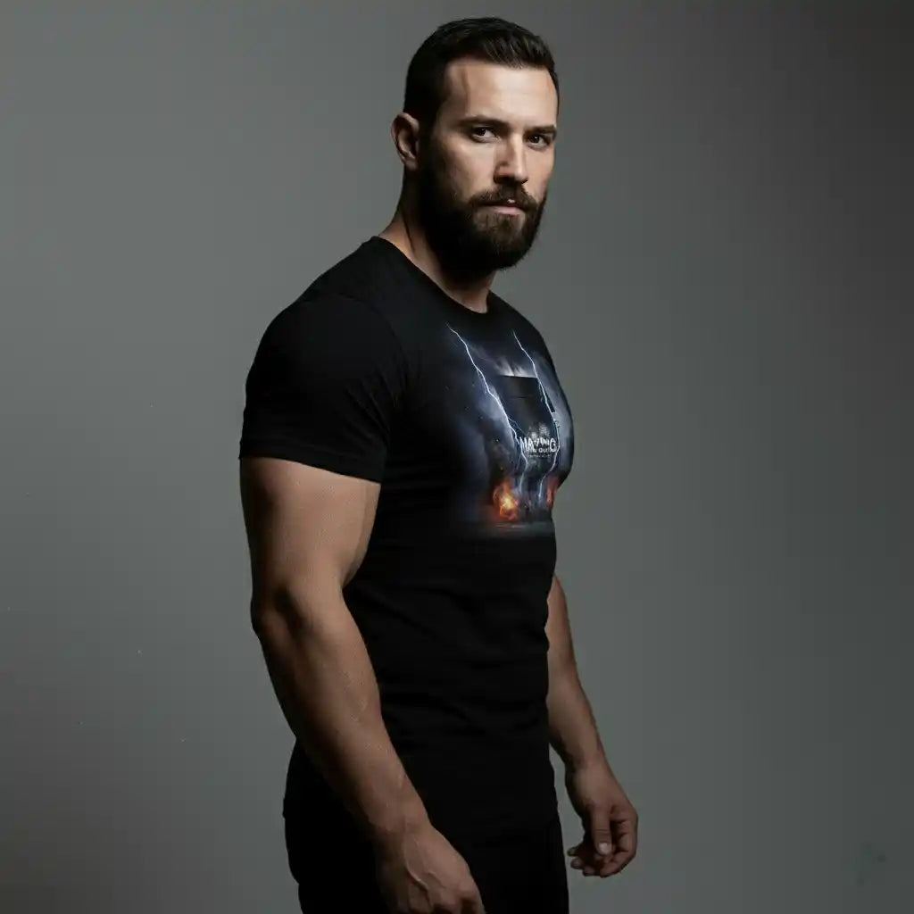 Camiseta negra de suvenir MAKING X3