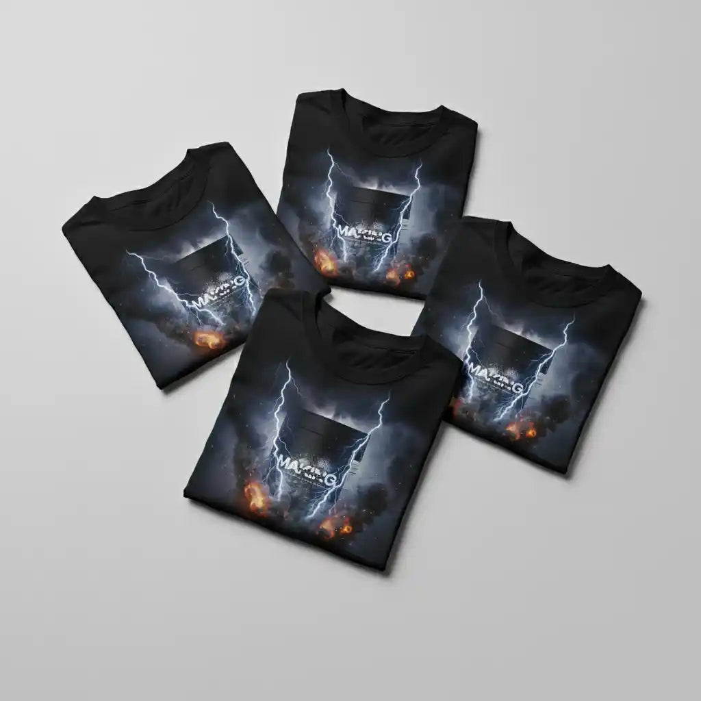 Camiseta negra de suvenir MAKING X3