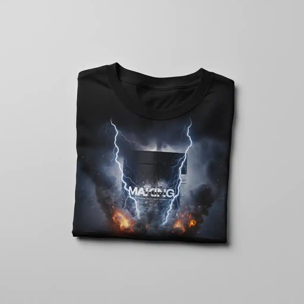 Camiseta negra de suvenir MAKING X3